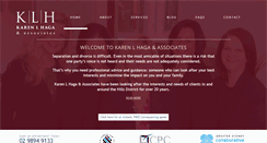 Desktop Screenshot of karenhagalawyers.com.au